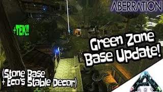 Green Zone Stone Huge Base Update! | Modded PVE Server Cluster | Aberration Base Designs | ARK