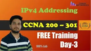 Configure and IPv4 Addressing in Hindi CCNA 200-301 Complete Course in Hindi/Urdu || Crazy Networks