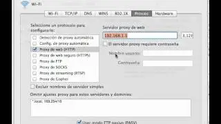 How to set proxy http in Mac OSX