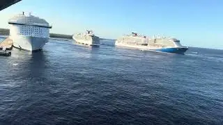 Docking in Cozumel the Ship Margaritaville Islander