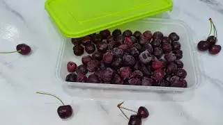 How to STORE CHERRIES 🍒 🍒 in fridge|How to Preserve cherry 🍒