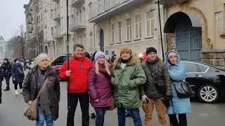 Tariff Maidan. Mykola Kokhanivskyi came to support the protesting people.