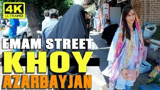 KHOY WALK TOUR  🇮🇷 EMAM STREET  | 4K UHD 60FPS | IRAN 2021