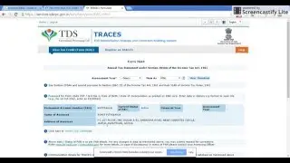 How to Check TDS deducted in Form 26AS