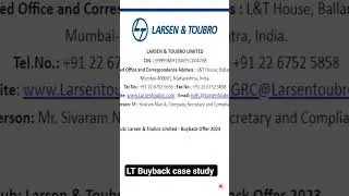 LT Buyback study