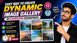 Easy Way To Create Dynamic Image Gallery In Elementor WordPress only just in 5 minutes