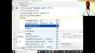 19-Introduction to Python  (File Object Attributes, File seek and tell methods)