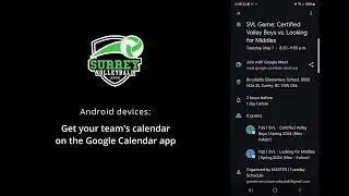 SVL | Android: Getting your team's calendar on the Google Calendar app