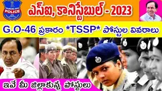G.O 46 ప్రకారం PC TSSP జిల్లాల వారీగా పోస్టులు