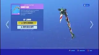 Fortnite item shop candy axe!!!!