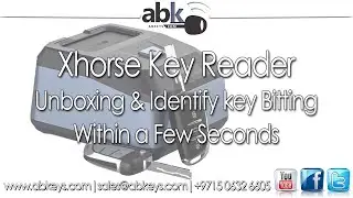 Xhorse Key Reader XDKP00GL Device Unboxing & Identify Key Biting Using Optical Reader in few seconds