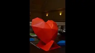 Полигональное сердце мастер-класс