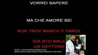 MI FAI ARROSSIRE DOMENICO CYCAS KARAOKE