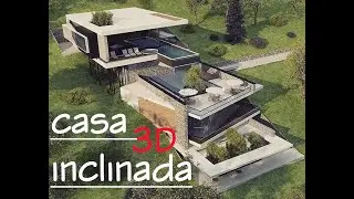 SketchUp online////// TERRENO INCLINADO 015 - 2