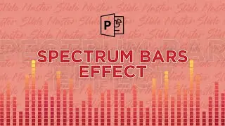 Spectrum Bars Effect in PowerPoint Presentation - Slide Master
