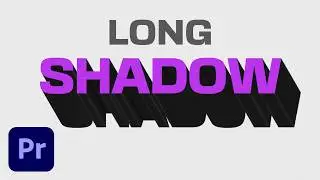 The NEW Long Shadow Effect is AWESOME – Adobe Premiere Pro Tutorial