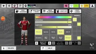 DLS 22 ARSENAL FC KIT