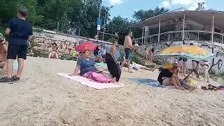 Кривой Рог.Пляж на Прудах.18 июня 2023.