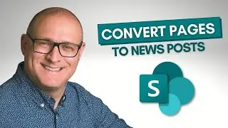 How to convert SharePoint pages to news posts and news posts to SharePoint pages