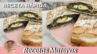 Tarta de acelga | PASO A PASO EN MINUTOS!