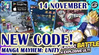 NEW CODE Manga Mayhem: Unity Giftcode & How to Redeem Code 14 November - Mobile Game (Android/IOS)