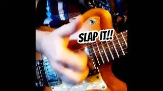 SLAP IT! 👍🎸🤟🏾 Crazy Slap & Tapping Electric Guitar