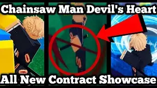 All New Contract Showcase In Chainsaw Man: Devil's Heart | Roblox