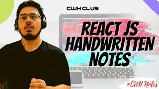 ReactJS Handwritten notes| Code with harry lecture