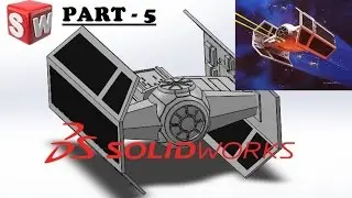 How to Model a Star Wars Spaceship Tie Fighter  Part 5