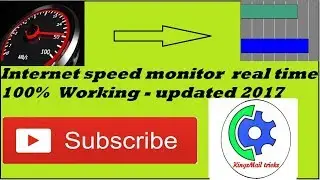 Real time internet speed with graph monitoring...