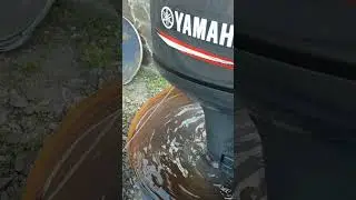 Мотор Yamaha (Ямаха) 9.9 л.с. Плановое Т.О. Запуск в бочке 