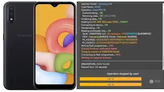 Samsung a01 frp google bypass ! (Sahara) firehose verification failed! ! Unlock tool Sahara error