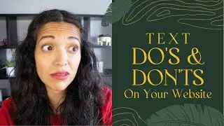 Website Text Do's And Don'ts | Make your site look professional with these quick small business tips