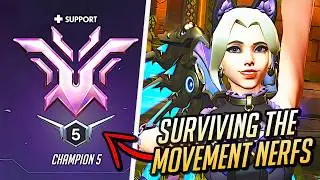 💜 Surviving the Mercy Movement Nerfs! 💜 Champion Mercy - Overwatch