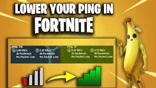 How to GET BETTER/LOWER PING in Fortnite ! ( Tips and Tricks to REDUCE LAG )