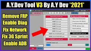 A-Y Dev Tool V3 By A-Y Dev Free Tool for Samsung, LG, ZTE, Android & More