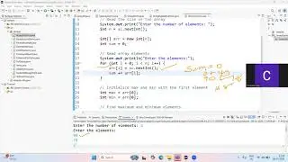 Java Arrays Program Explained | Find Maximum, Minimum & Average in an Array