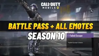 Battle Pass Emote Season 10 | All Emotes Season 10 Codm | Cod Mobile 2021