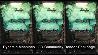 Dynamic Machines | 3D Community Render Challenge | Steam Factory