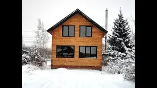 A 70.8 sq. m. 6x6 timber house. We squeezed out the maximum living space.