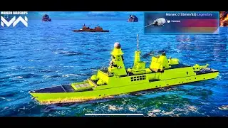 Modern Warships : IT CAIO DUILIO, Equipped Monarc (155mm/52) In Actions Game Play.