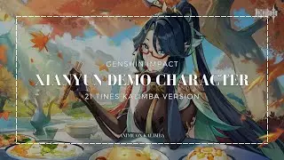 【閑雲】Xianyun Demo Character - Genshin Impact | Kalimba App Cover with Tabs