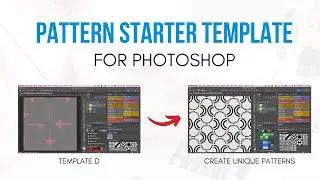 Photoshop Pattern Template - Version D
