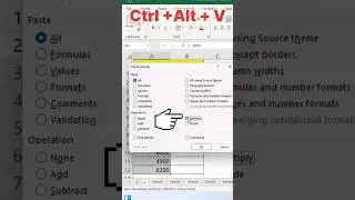Excel: Shortkey for GST #excel #exceltips #exceltricks #shortvideo