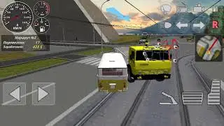 Симулятор маршрутки 3D, еду на старой маршрутке на заработки, как я ездил на старой маршрутке