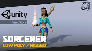 Low Poly Sorcerer / Unity Asset Store