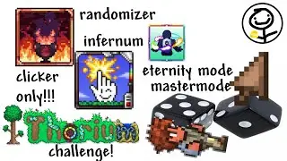 randomizer hardcore mastermode infernum calamity fargos soul mod eternity thorium clicker class only