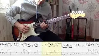 Eric Clapton: Cocaine - Guitar Solo with Tabs