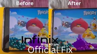 How to play any games fullscreen on Infinix Note 40 Pro (Official Fix Video)