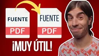 Cómo CAMBIAR la FUENTE DE LETRA en PDF | ESCRIBIR en OTRO TIPO de LETRA